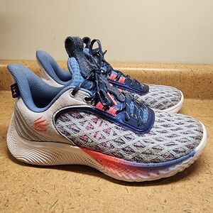Under Armour Curry 9 Flow Warp The Game Day Rise and Grind Men Size 7 Women 8.5
